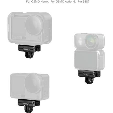 SmallRig 5890 - obustronny adapter/mocowanie z szybkozłączką do DJI Osmo Nano oraz DJI Osmo Action 6 - kompatybilność
